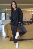 Wall Street Stretch Herringbone City Pant Black /40 =
